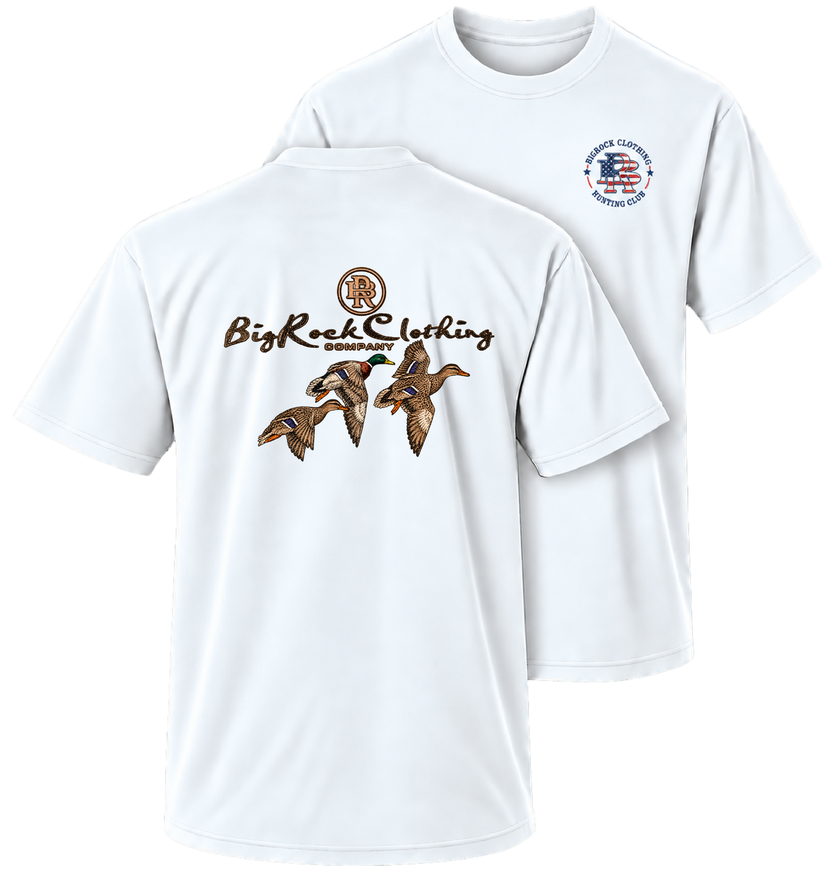 Heavy Rock Ducks In Flight