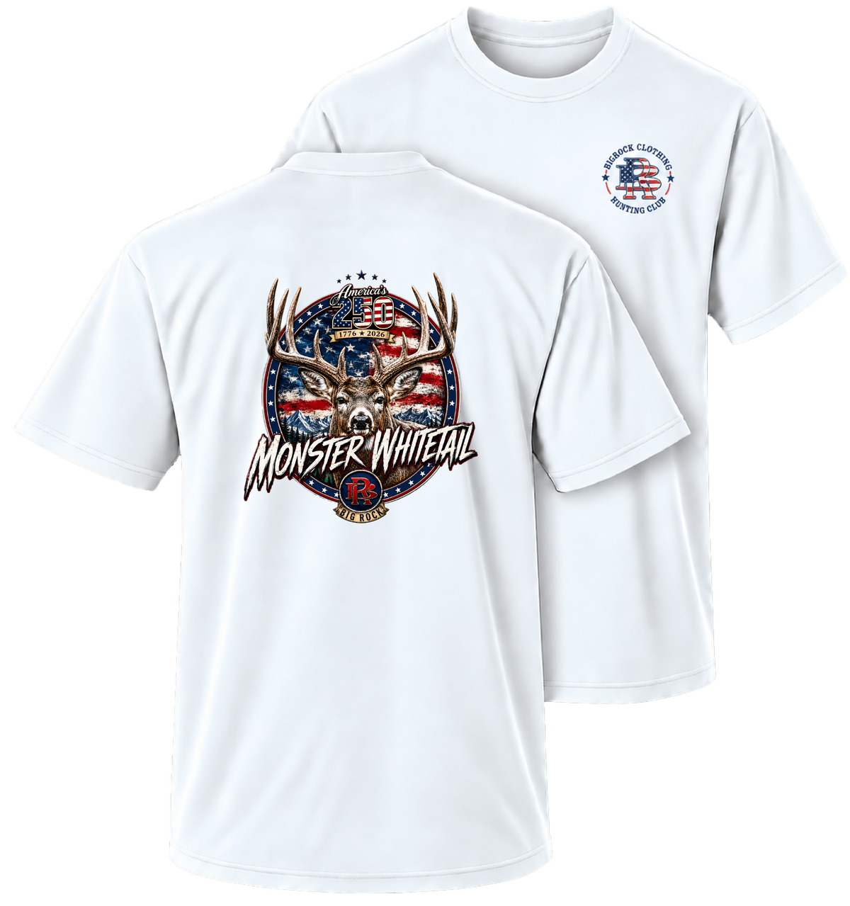 Heavy Rock America 250 Monster Whitetail (Heavy Boxy oversize Shirt)