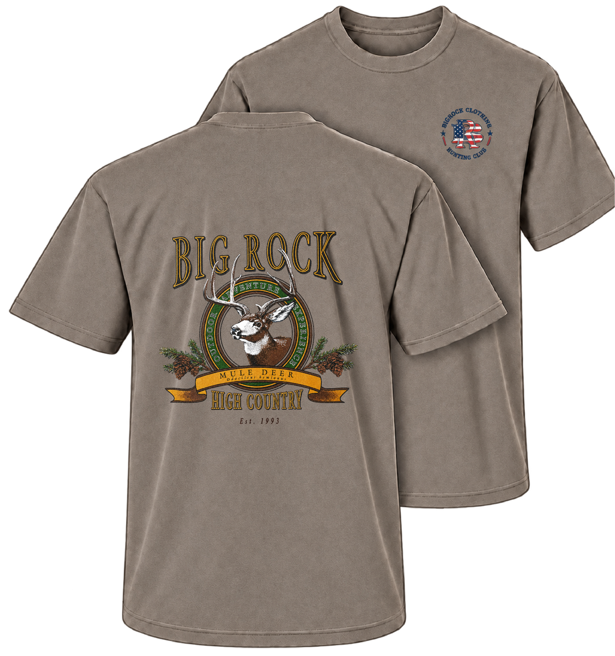 Heavyrock High Country Deer(Heavy Boxy oversize Shirt)