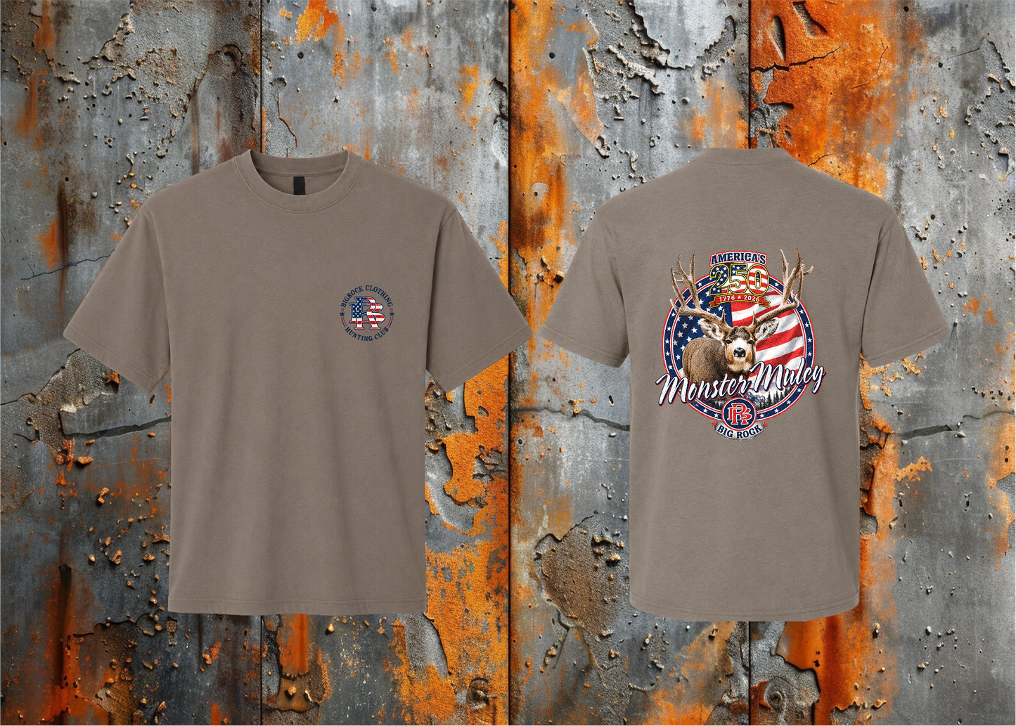 Heavy Rock America 250 Monster Muley (Heavy Boxy oversize Shirt)