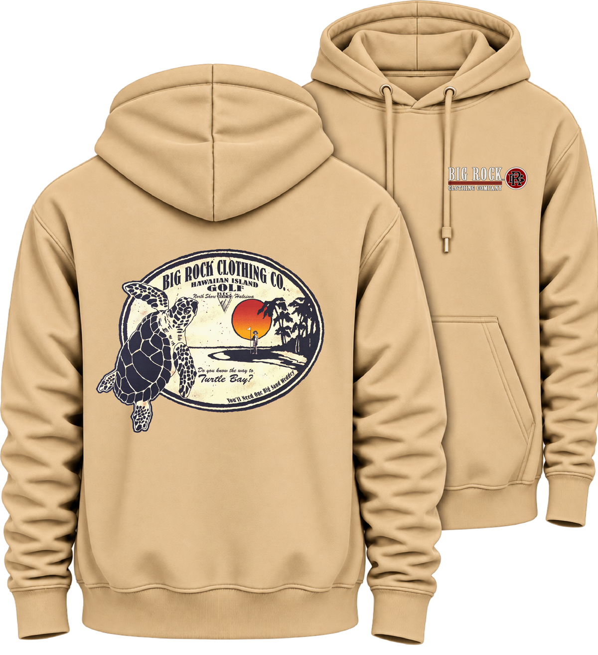 1344 Hoodie Heavy Rock Turtle Bay