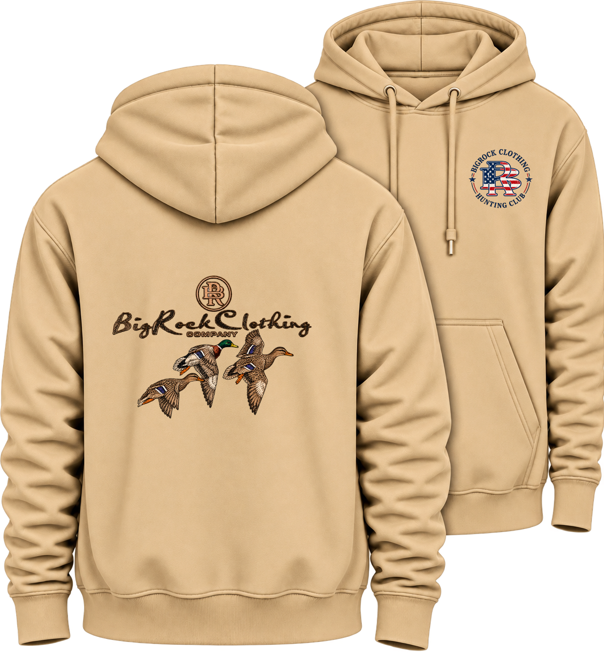 1508 Hoodie Heavy Rock Ducks In Flight