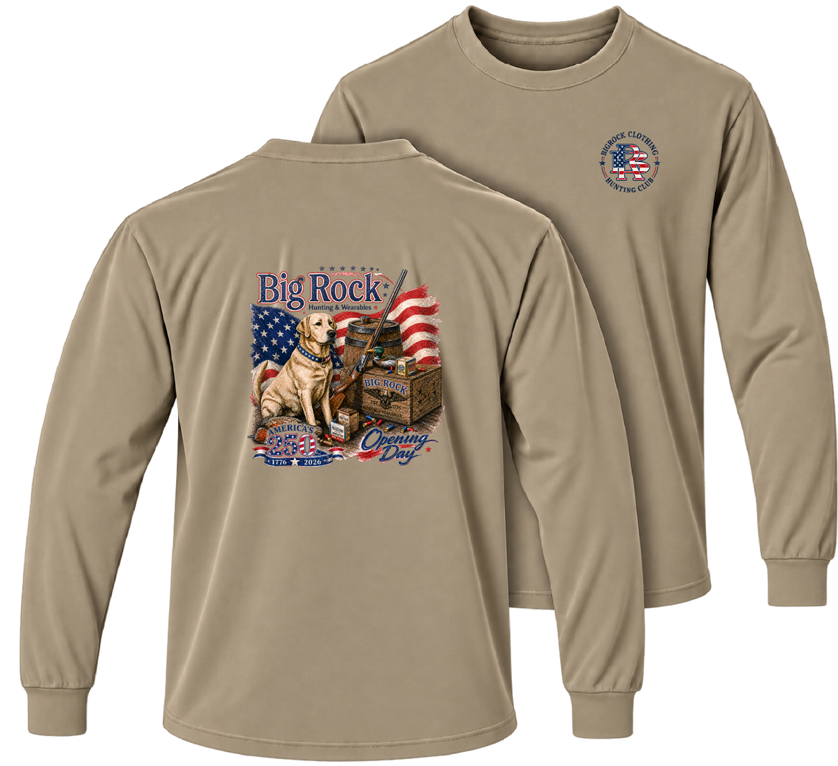 1336 Long Sleeve Light Rock Opening Day