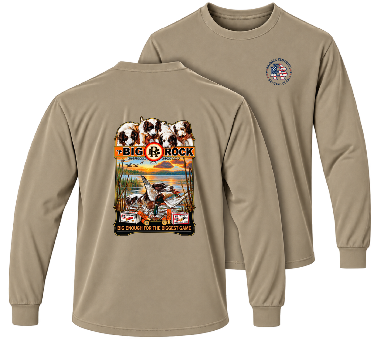 1342 Long Sleeve Light Rock Puppies Opening Day