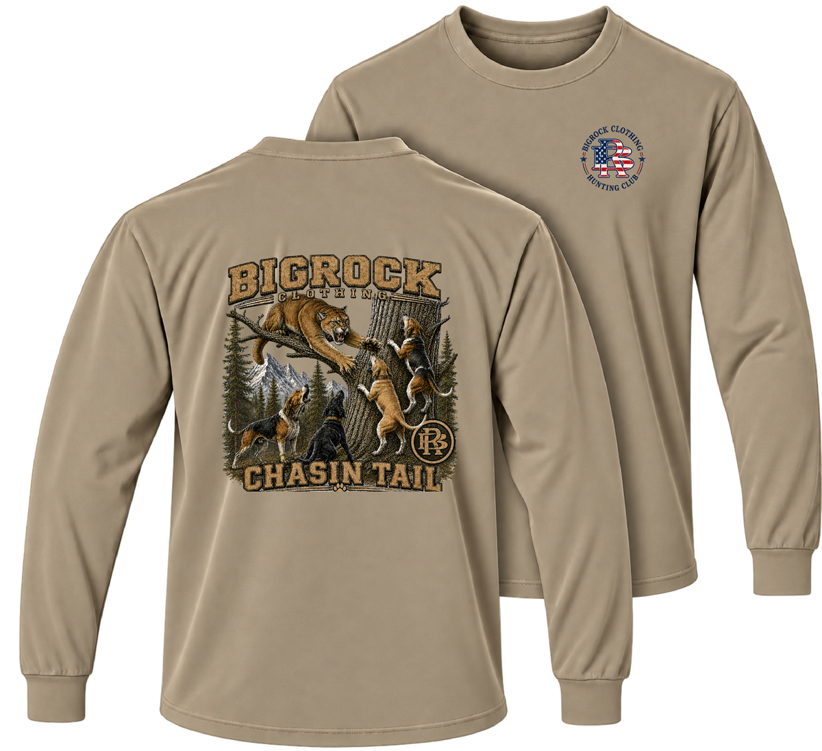 Long Sleeve Light Rock Chaisn Tail