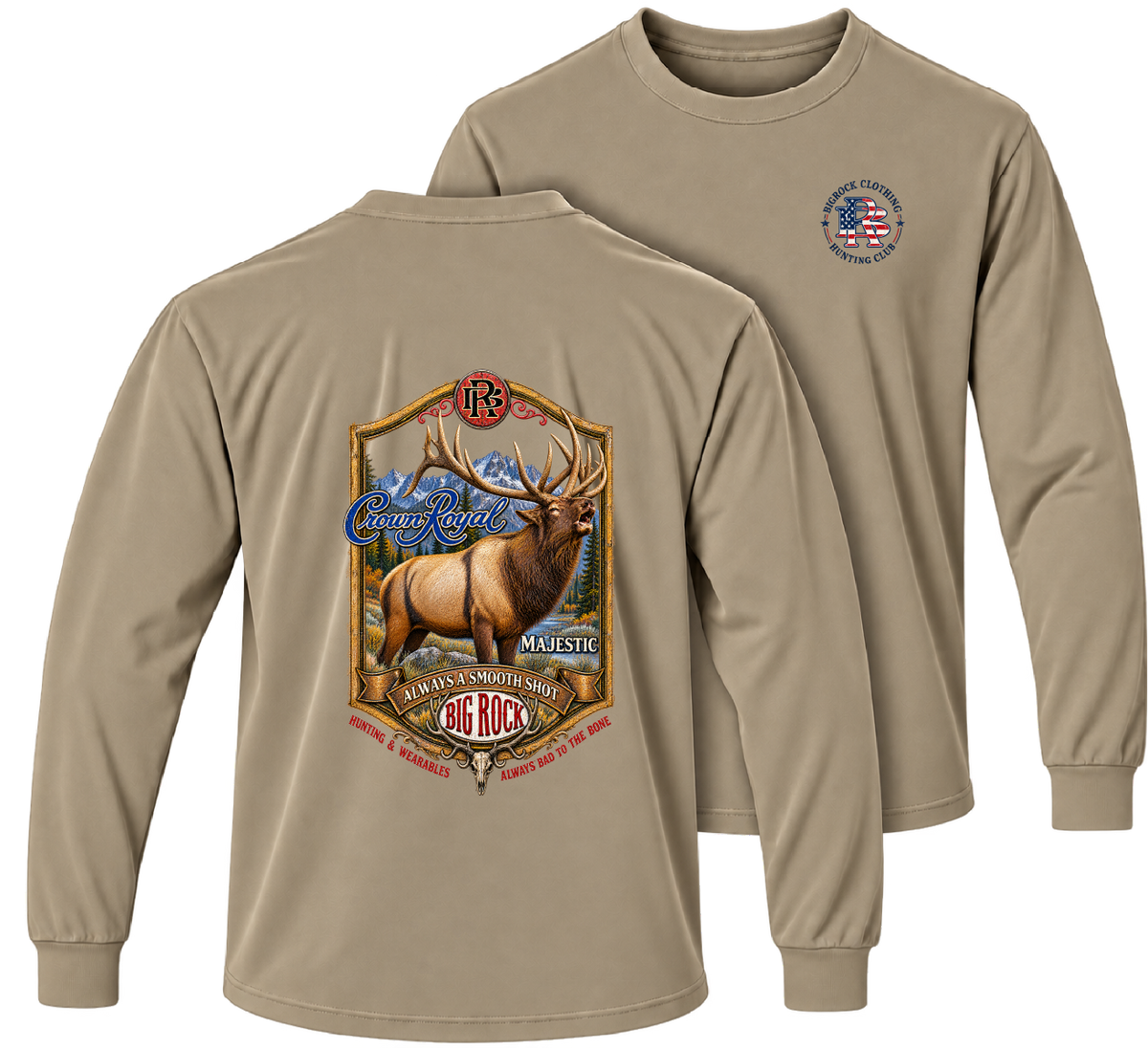1446 Long Sleeve Light Rock Crown Royal
