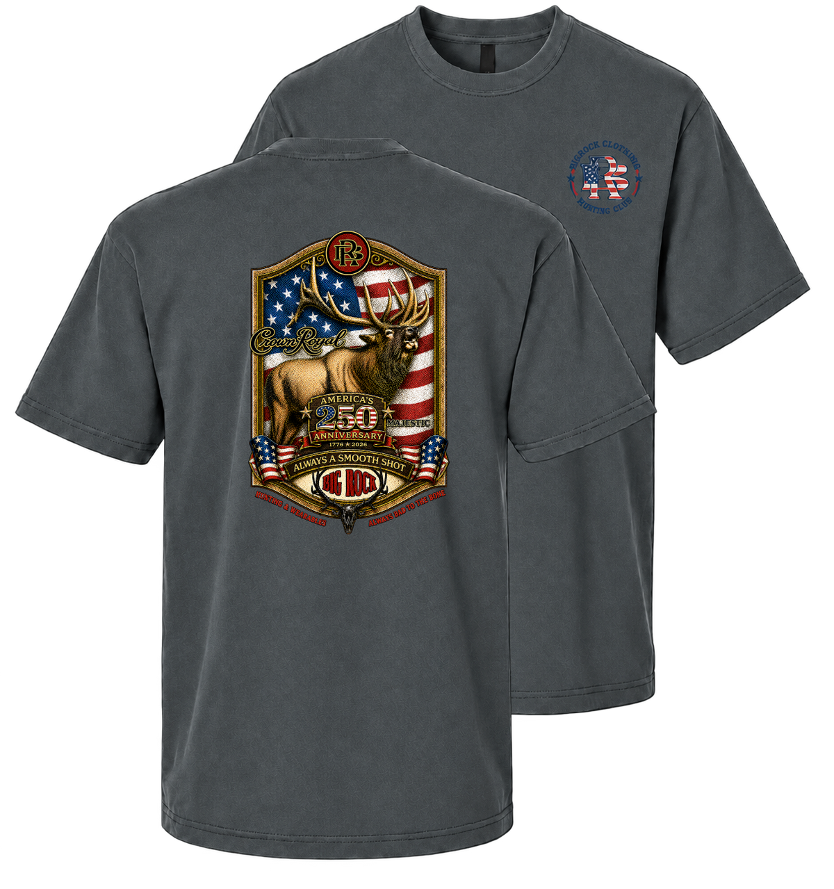 Heavy Rock America 250 Crown Royal (Heavy Boxy oversize Shirt)