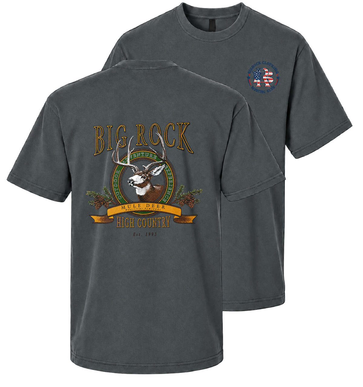 Heavyrock High Country Deer(Heavy Boxy oversize Shirt)