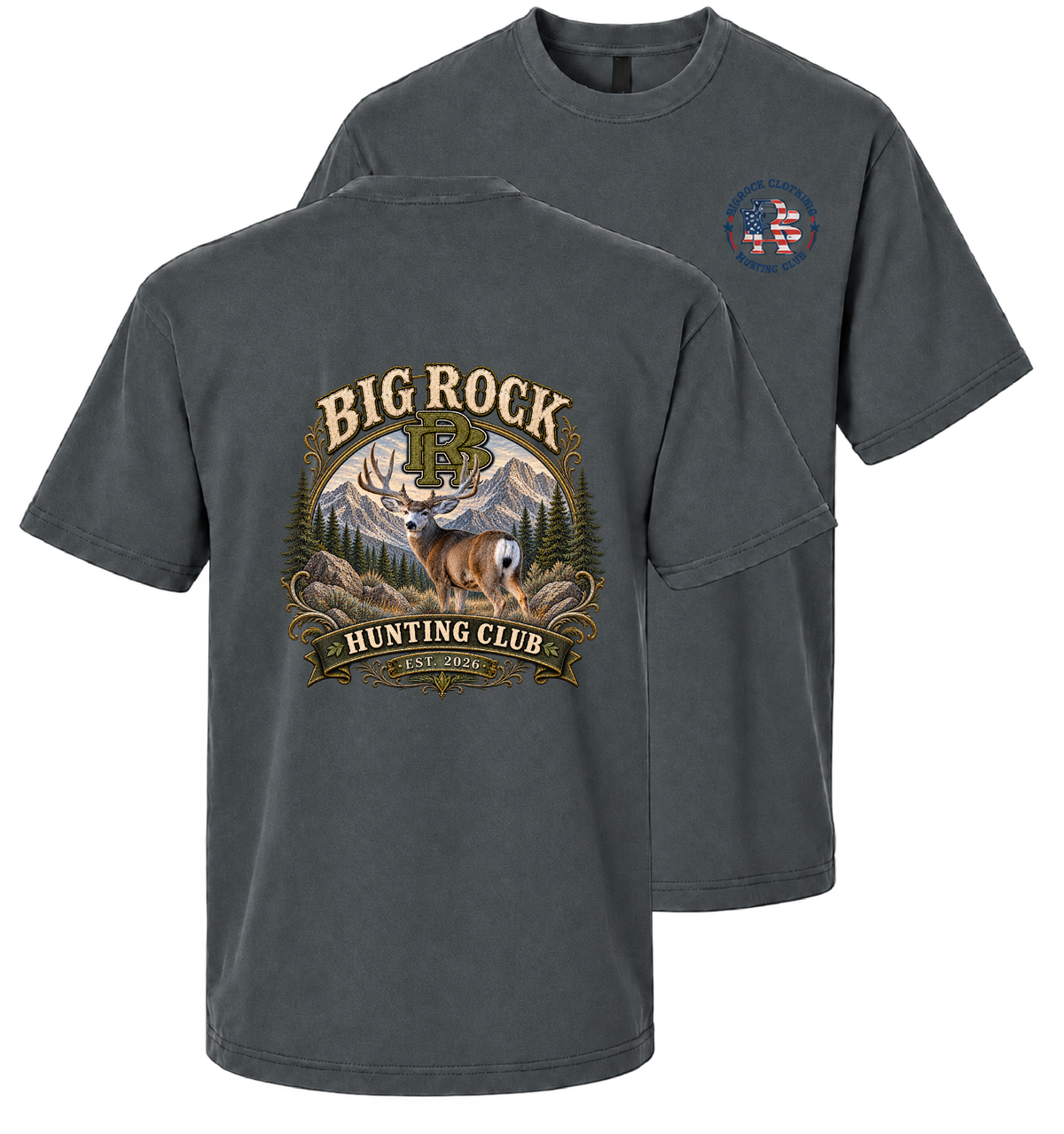 Heavy Rock BR Mule Deer Hunting Club (Color)