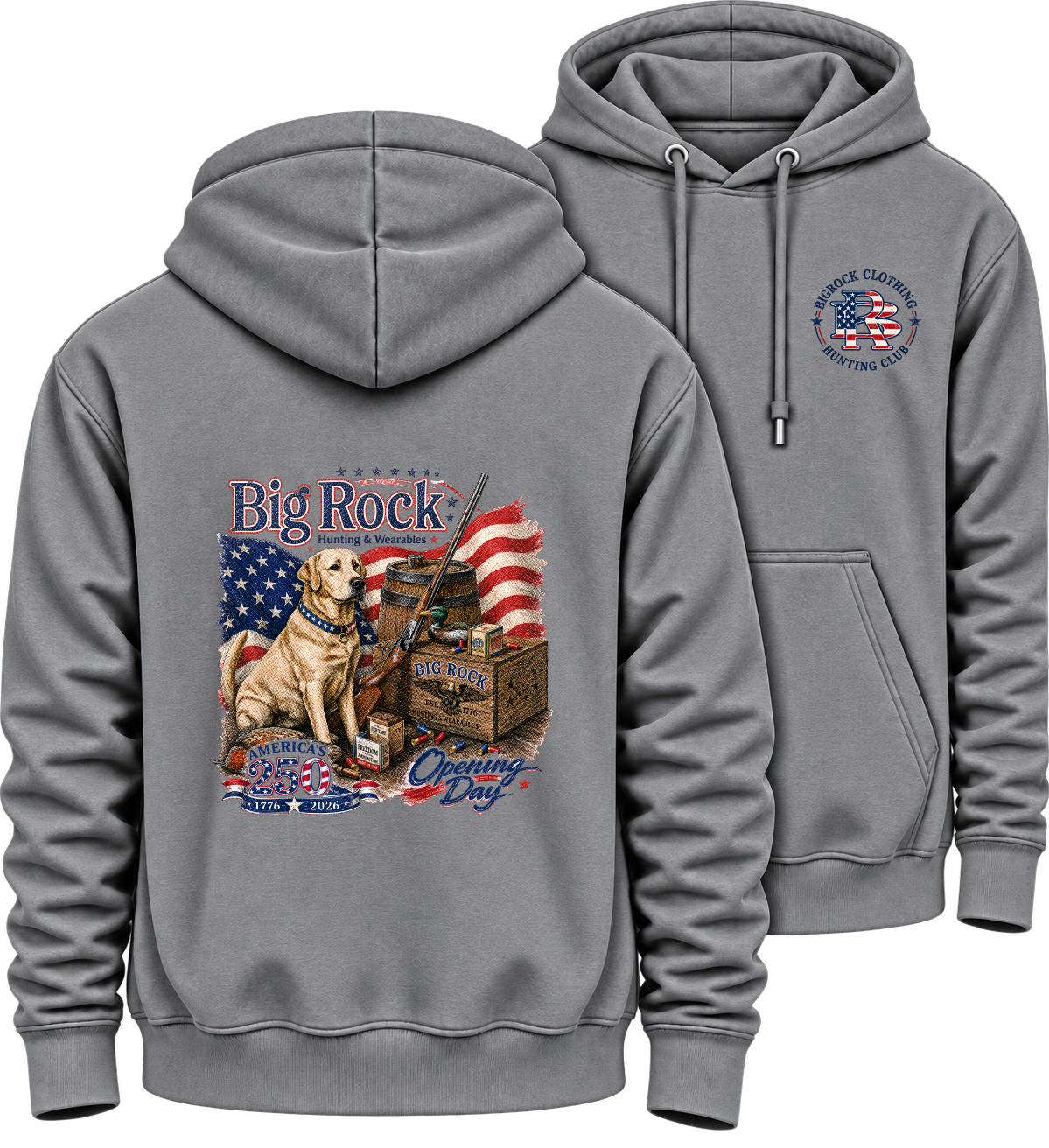 1336P Hoodie Heavy Rock America 250 Opening Day