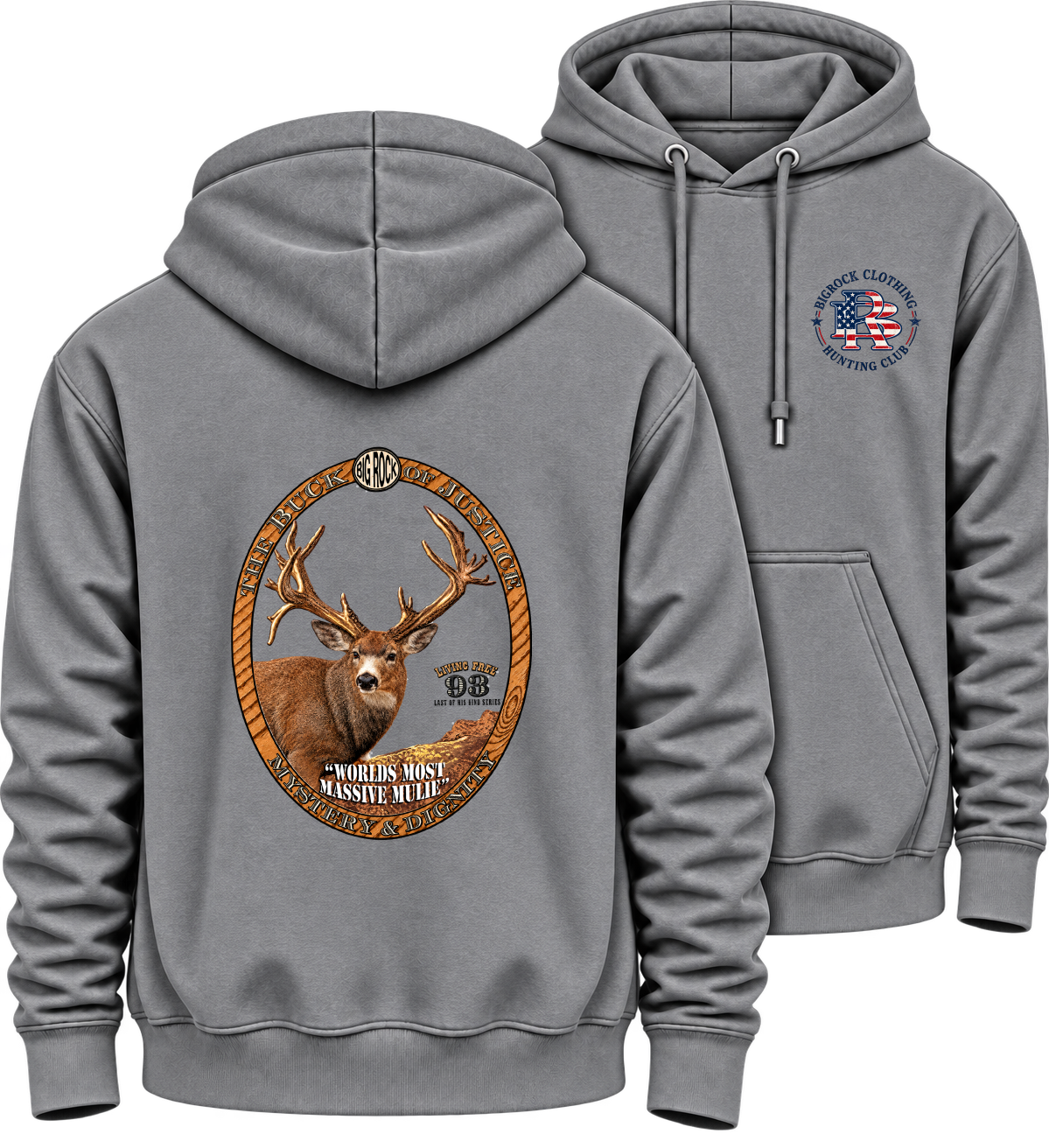 Hoodie Heavy Rock Buck Of Justice