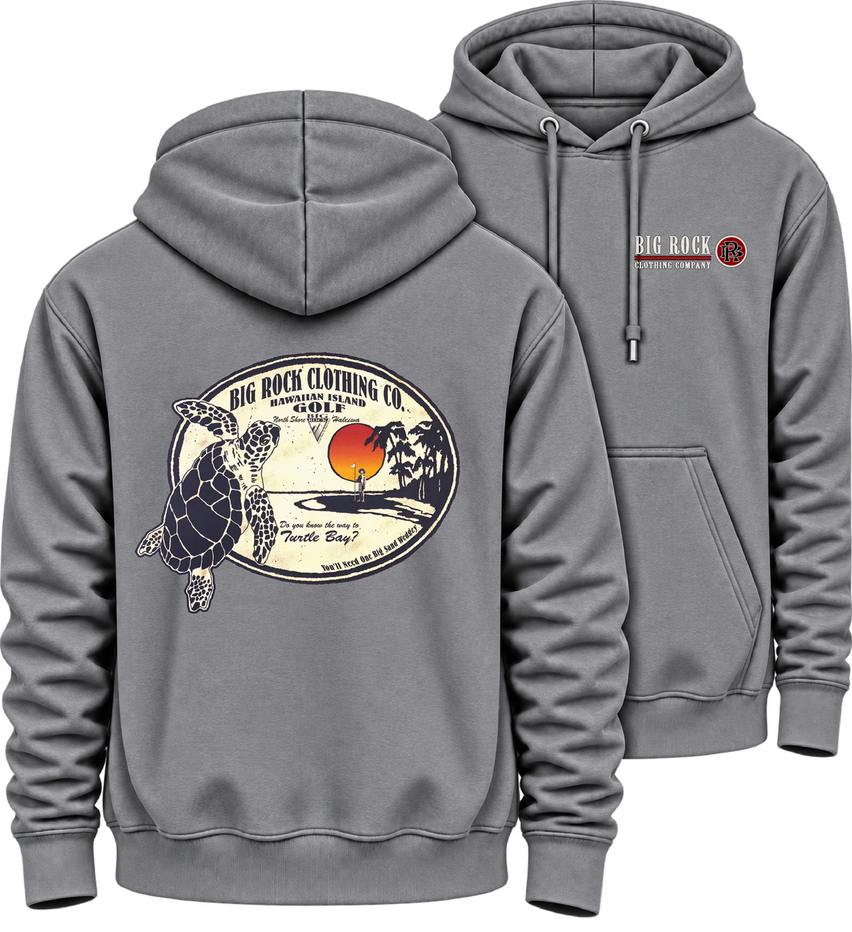 1344 Hoodie Heavy Rock Turtle Bay