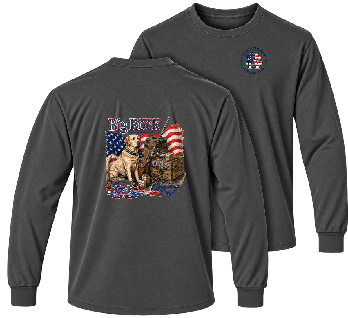 1336 Long Sleeve Light Rock Opening Day