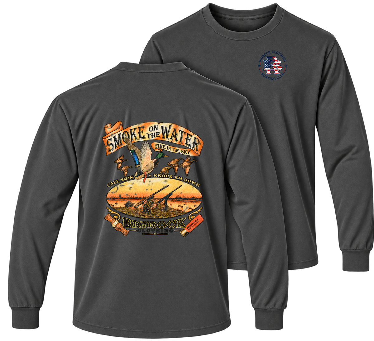 1581 Long Sleeve Light Rock Smoke On The water