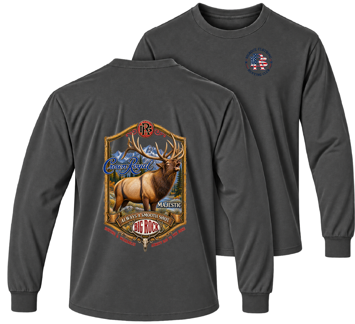 1446 Long Sleeve Light Rock Crown Royal