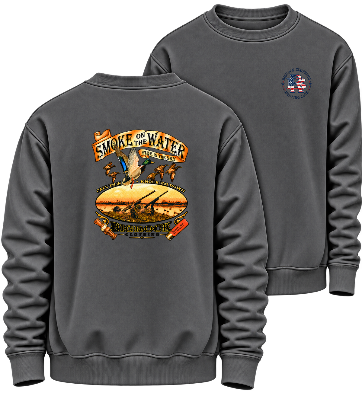1581 Sweatshirt Heavy Rock Smoke On The Water