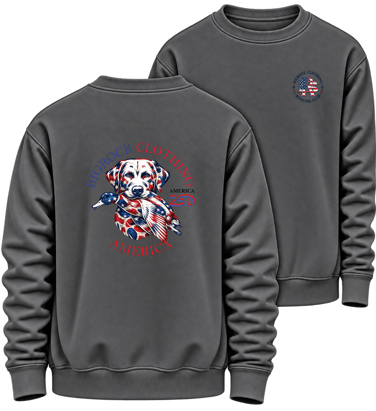 Sweatshirt Heavy Rock America 250 Duck Dog