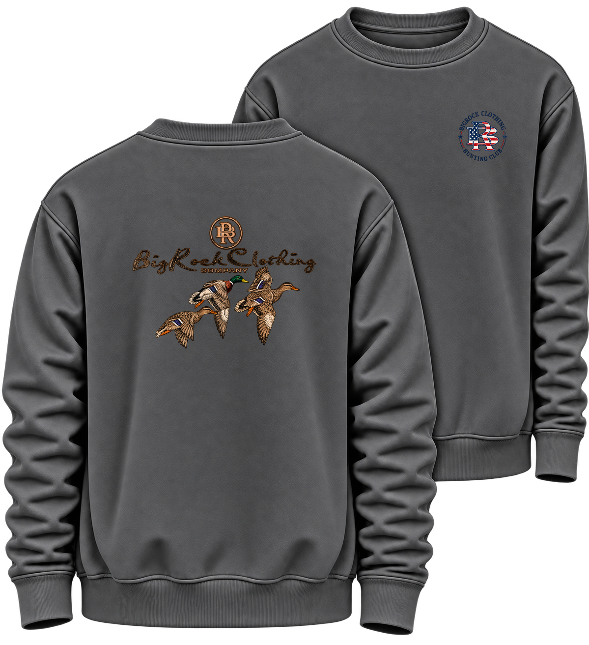 1508 Sweatshirt Heavy Rock Ducks In Flight