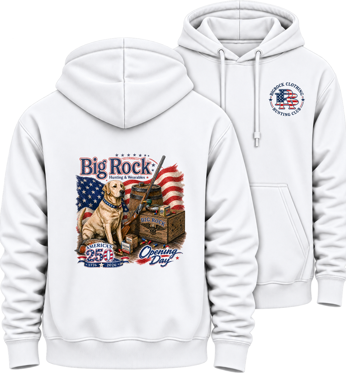1336P Hoodie Heavy Rock America 250 Opening Day