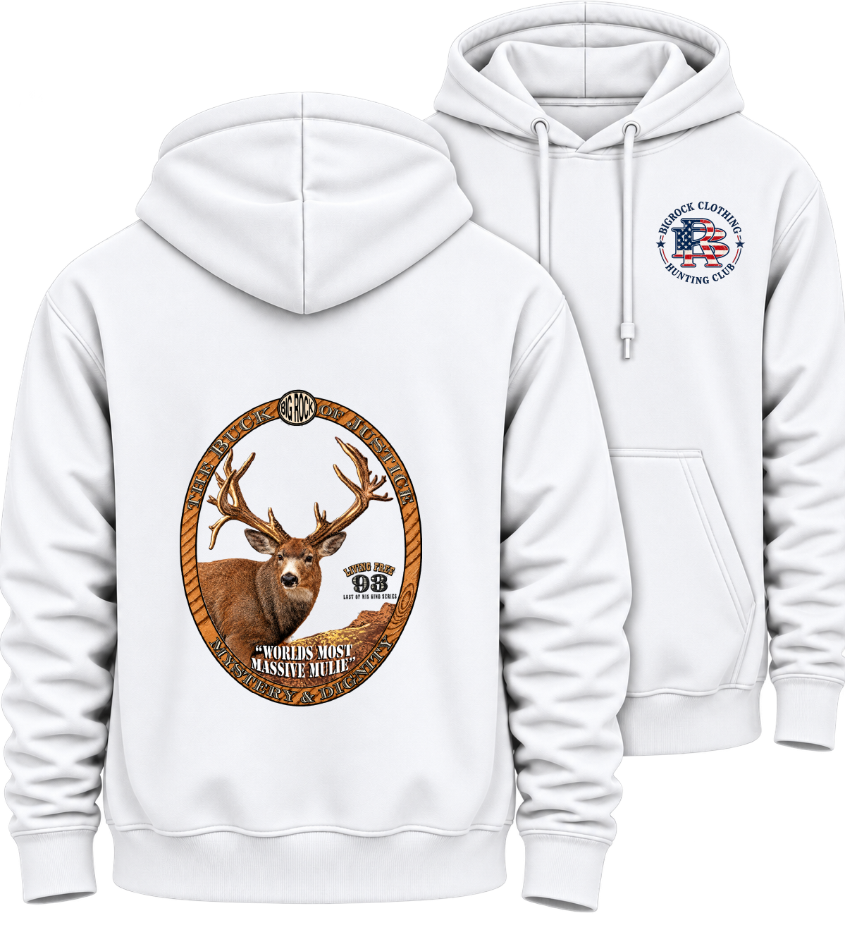 Hoodie Heavy Rock Buck Of Justice