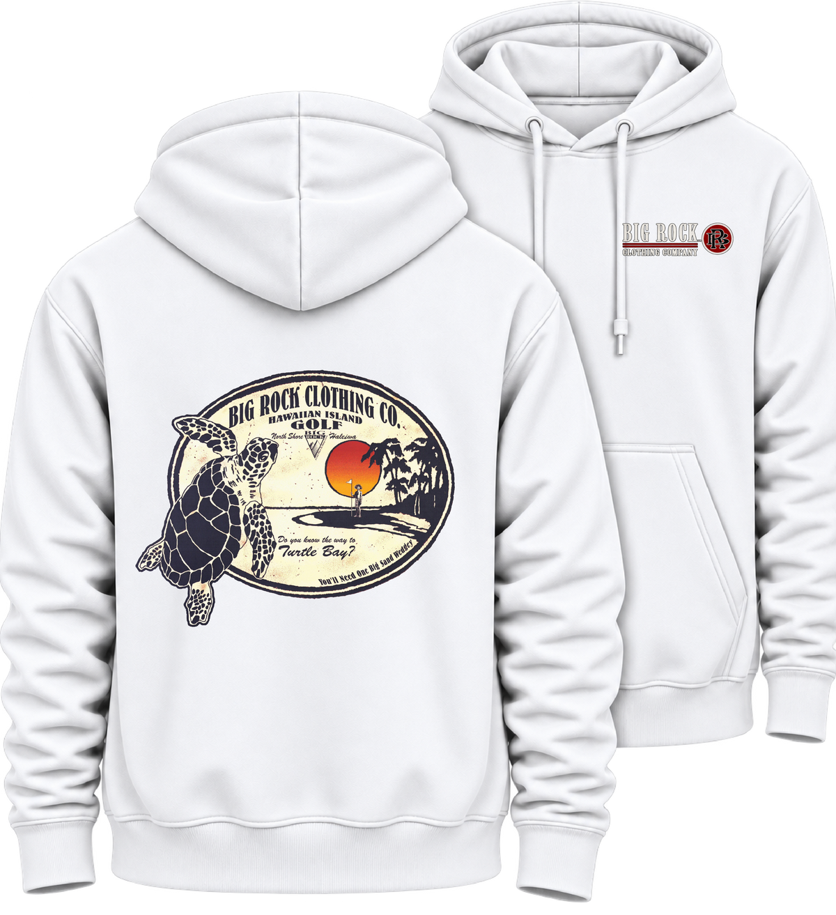 1344 Hoodie Heavy Rock Turtle Bay