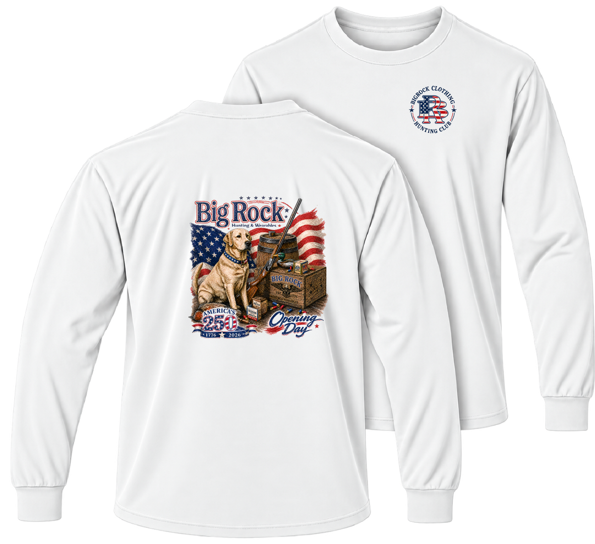 1336 Long Sleeve Light Rock Opening Day
