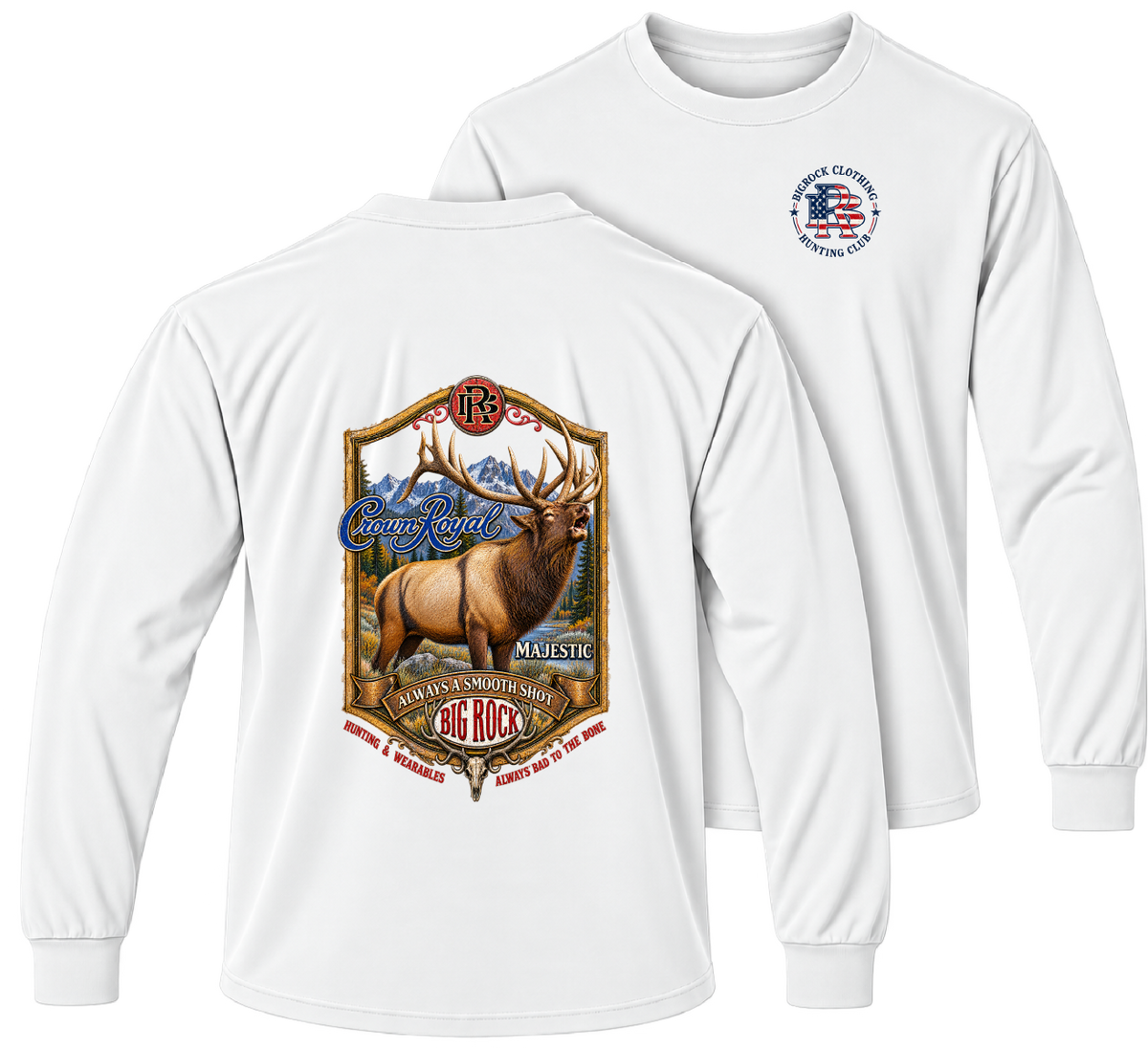 1446 Long Sleeve Light Rock Crown Royal
