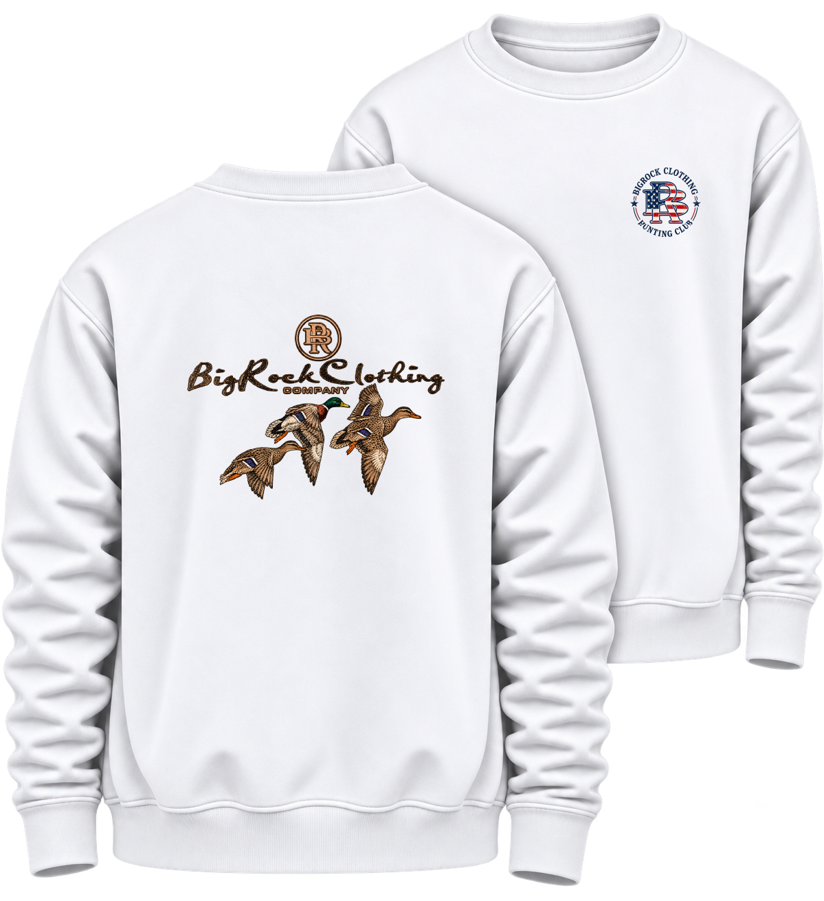 1508 Sweatshirt Heavy Rock Ducks In Flight